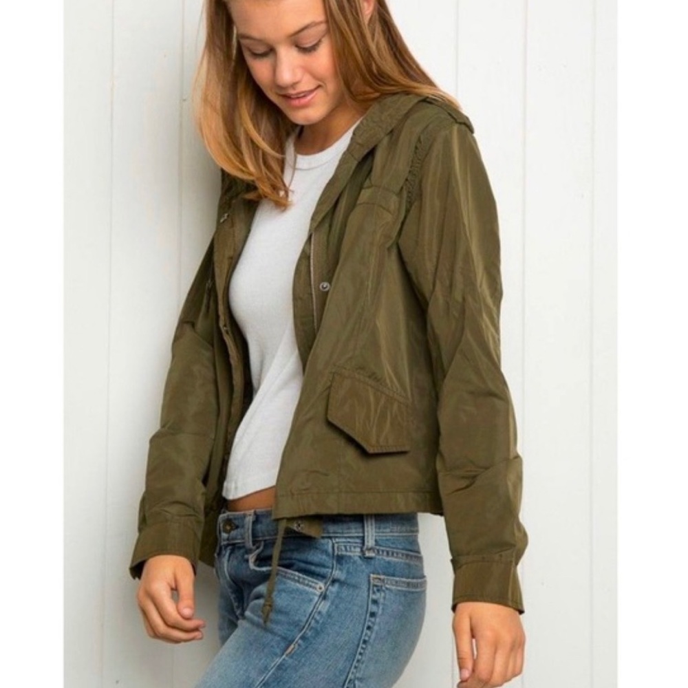 Brandy Melville Green army jacket